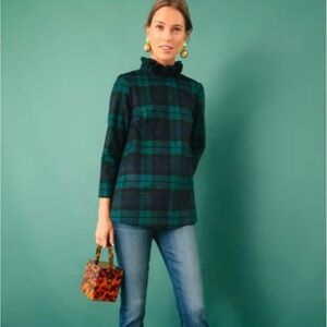 Tuckernuck Blackwatch Plaid Faye Blouse
Size Large